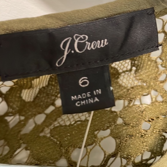 J Crew Lace Blouse in Olive - Picture 8 of 15